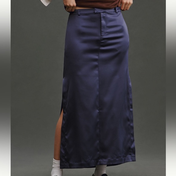 Anthropologie Dresses & Skirts - Anthropologie Sateen Trouser Skirt